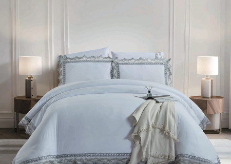6 Pieces Luxury Wedding Comforter Set with Fittsed Sheet & Pillow Cover