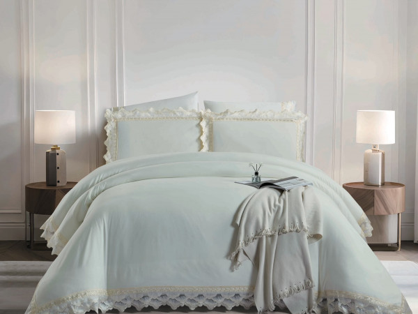 6 Pieces Luxury Wedding Comforter Set with Fittsed Sheet & Pillow Cover