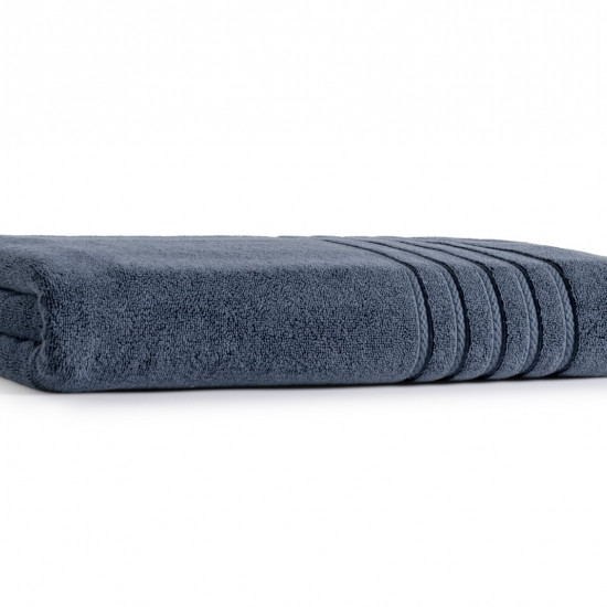 Bath Sheet-Dark Denim (Premium Combed Cotton 90X180CM) - Ackay-16 (700GSM)