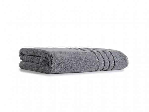 Bath Towel-Iron Grey (Premium Combed Cotton 76X147CM) - Ackay-15 (700GSM)