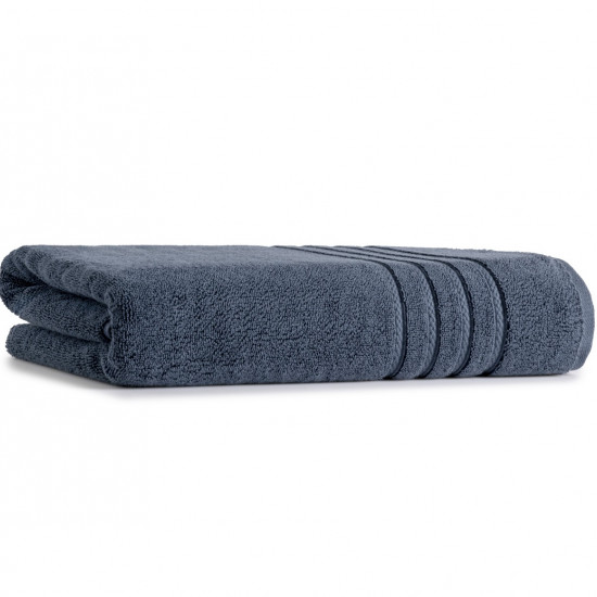Bath Towel-Dark Denim (Premium Combed Cotton 76X147CM) - Ackay-16 (700GSM)
