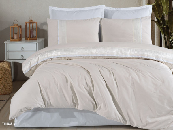 6-Piece Super King-Size Duvet Cover Set - 100% Cotton(Without filling)