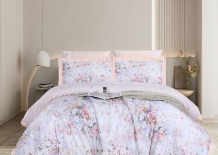 6-Piece Super King Size Comforter Set – 100% Cotton, 300 Thread Count
