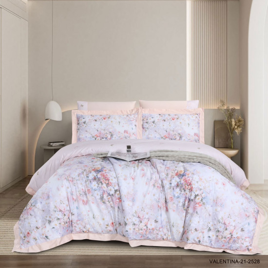 6-Piece Super King Size Comforter Set – 100% Cotton, 300 Thread Count