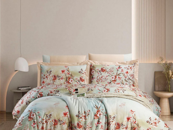 6-Piece Super King Size Comforter Set – 100% Cotton, 300 Thread Count