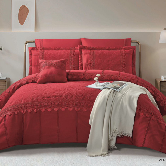 Premium 7-Piece Luxury Wedding Comforter Bedding Set