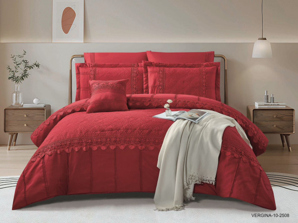 Premium 7-Piece Luxury Wedding Comforter Bedding Set