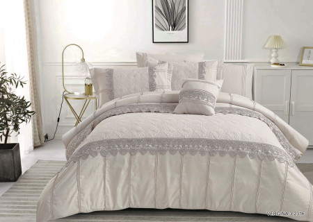 Premium 7-Piece Luxury Wedding Comforter Bedding Set