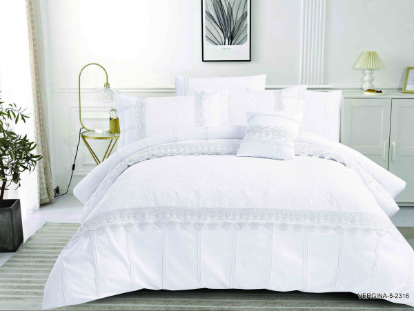 Premium 7-Piece Luxury Wedding Comforter Bedding Set