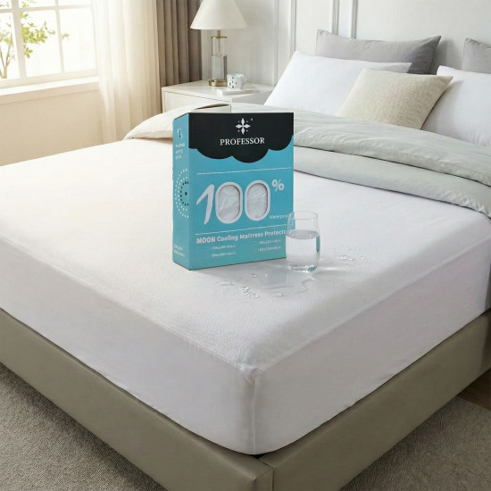Advanced Cooling Waterproof Fitted Sheet – 160×200 + 40 cm