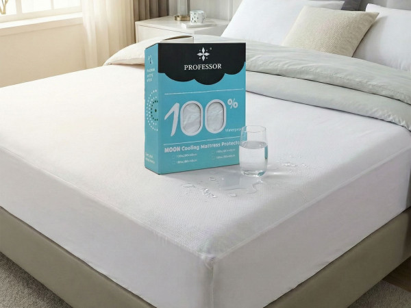 Advanced Cooling Waterproof Fitted Sheet – 120×200 + 40 cm