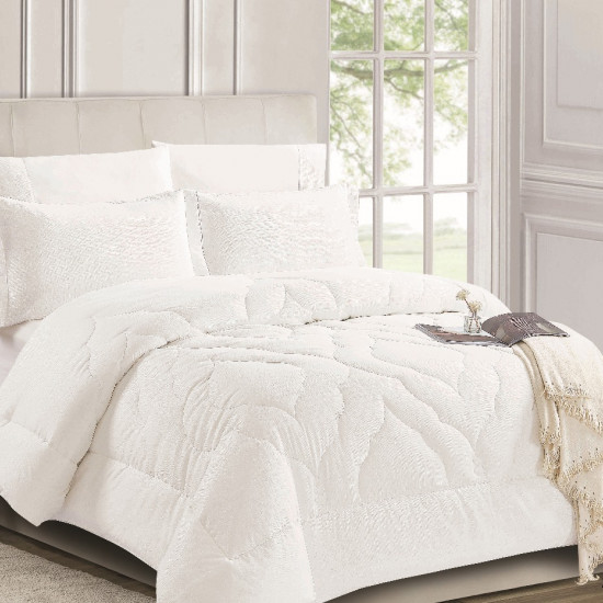 6-Piece Double Super King Size Comforter Set 6-Piece Double Super King Size Comforter Set