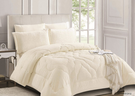 6-Piece Double Super King Size Comforter Set