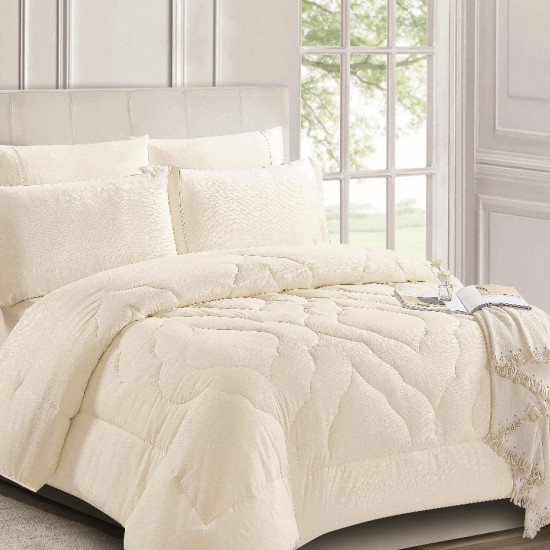 6-Piece Double Super King Size Comforter Set 6-Piece Double Super King Size Comforter Set