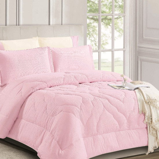 6-Piece Double Super King Size Comforter Set 6-Piece Double Super King Size Comforter Set