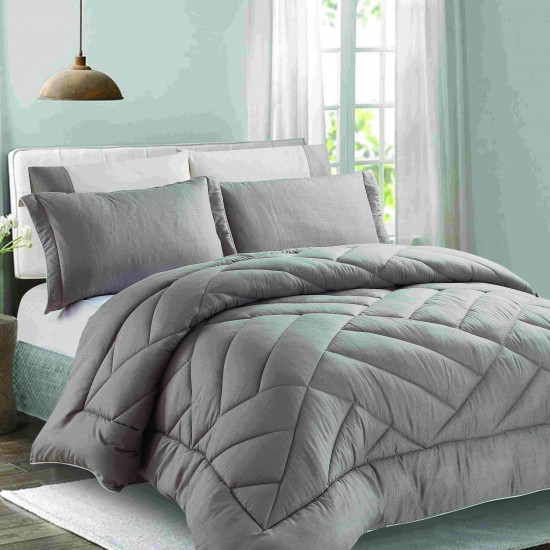 6-Piece Double Super King Size Comforter Set