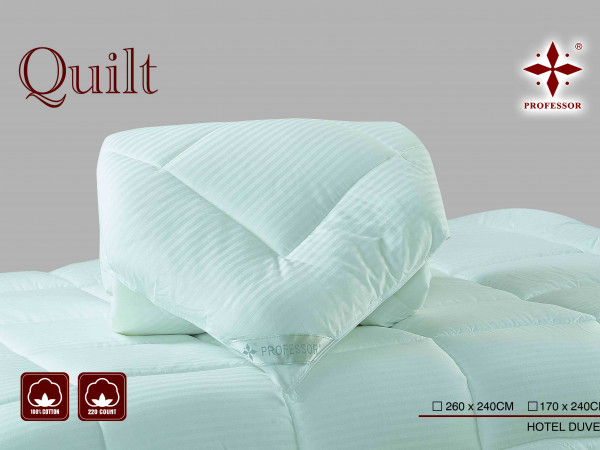 QUILT - DOUBLE - 100% HOTEL COTTON - SUPERKING SIZE - (240*260 CM)